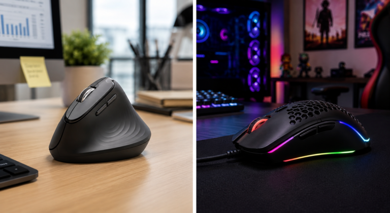 mouse ergonomico vs mouse gamer