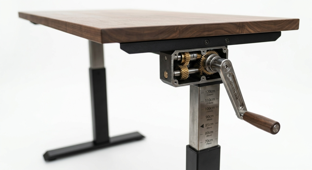 mesa de ajuste de altura manual