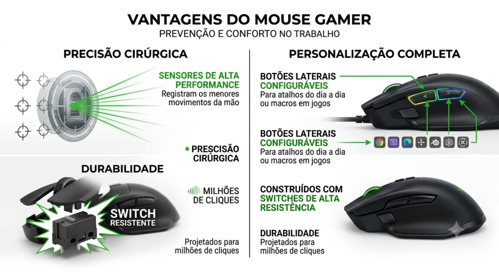 vantagens do mouse gamer