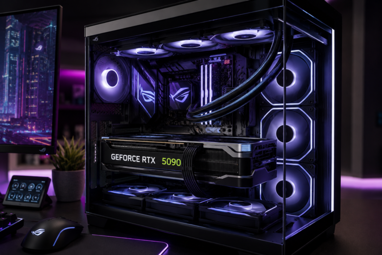 computador com placa de video ge force rtx 5090